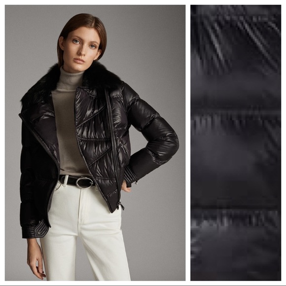 massimo dutti black jacket